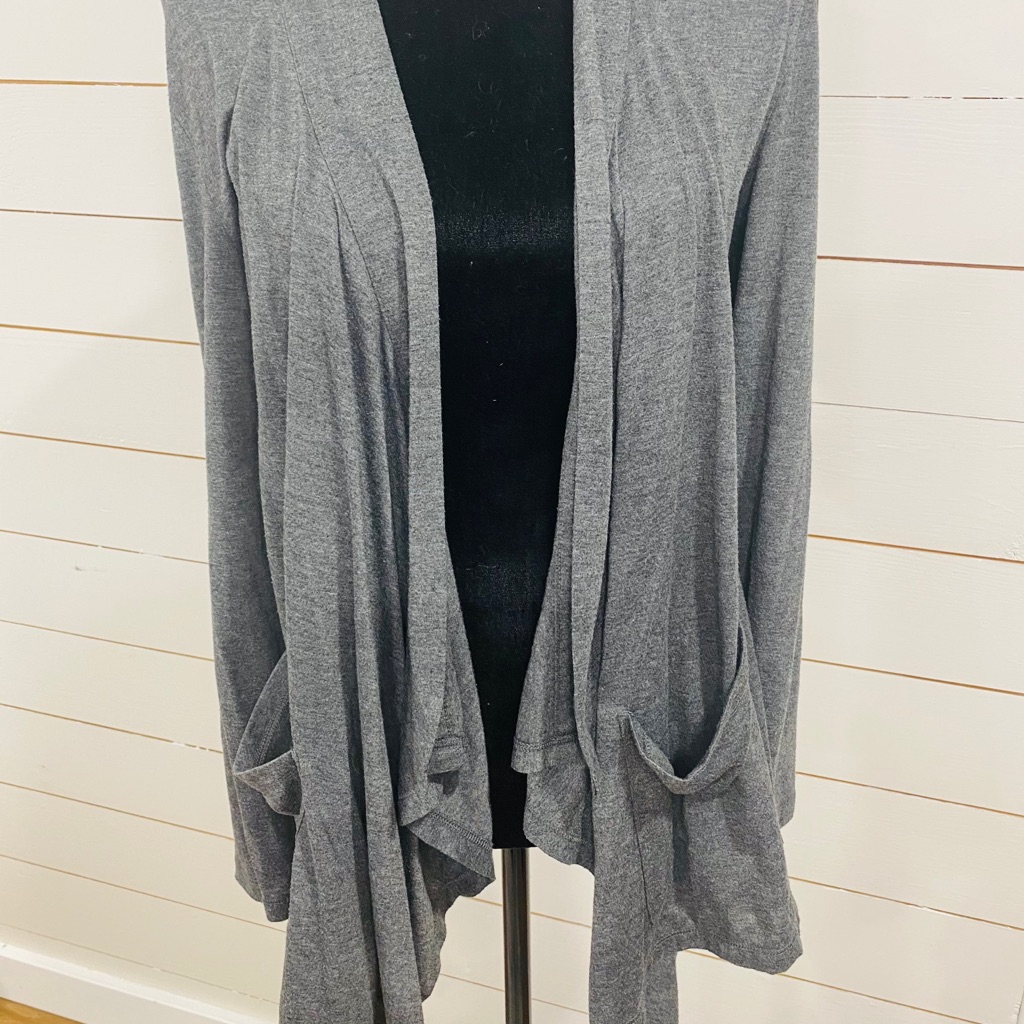 Ana Gray Hooded Cardigan